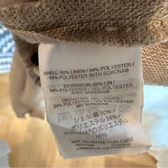J.Crew Women's Linen Blend Pants - Size 4 - Picture 4 of 9